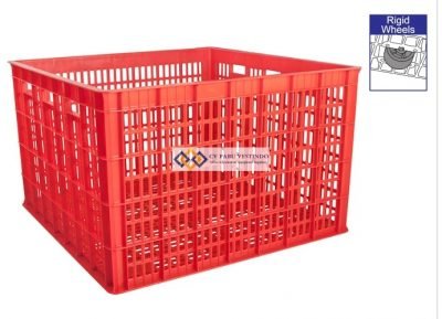 Box Container Roda Berlubang Green Leaf 2182LR