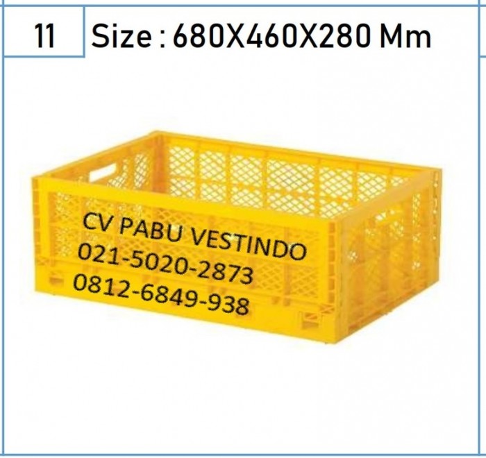 1101 Keranjang Box Container foldable