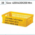 Rabbit 2003 Keranjang Box Container Berlubang Plastik Serbaguna