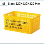 Rabbit 2006 Keranjang Box Container Berlubang Plastik Serbaguna