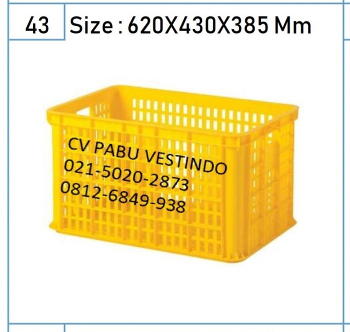 2008 Keranjang Container Berlubang