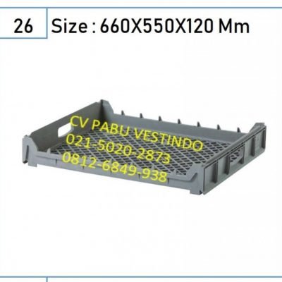 Container Tray Plastik Roti Rabbit 5040