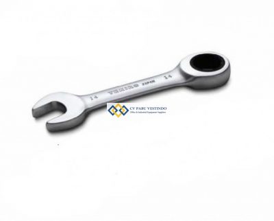Kunci Ring Pas Ratchet Pendek Size 17 mm