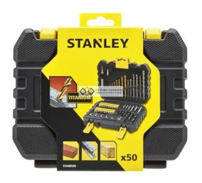 Stanley 50 pcs Accessories set Mata Bor Mata Obeng set
