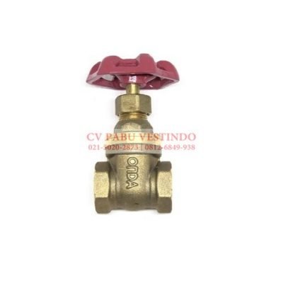 Gate Valve 1 Inch Kuningan Onda