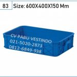 Rabbit 3322 Container Box Keranjang wadah kotak Rapat Plastik Serbaguna
