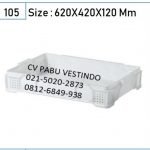 4608 Keranjang Container Berlubang Rabbit 4608