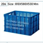 Rabbit 7009 Container Box Keranjang wadah kotak Berlubang Plastik Serbaguna