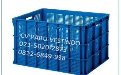 7009 Keranjang Container Berlubang Roda