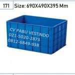 Rabbit 7077 Container Box Keranjang Rapat Plastik Kotak Wadah Serbaguna