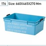 8000 Box Container Rapat Rabbit 8000 Container Box Keranjang Rapat Plastik Kotak Wadah Serbaguna