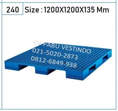 Pallet Plastik NPI-1212K 4 Way Entry, Forklift, Handlift - Gambar 2