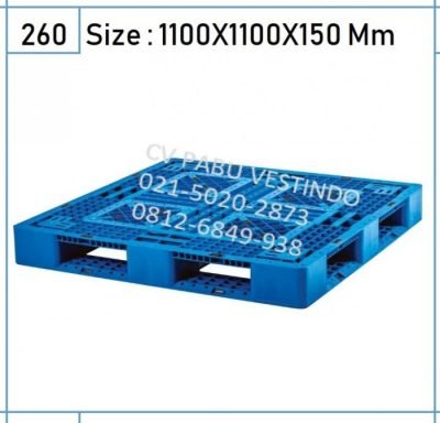Pallet Plastik NPJ-1111 4 Way Entry, Forklift, Handlift - Gambar 2