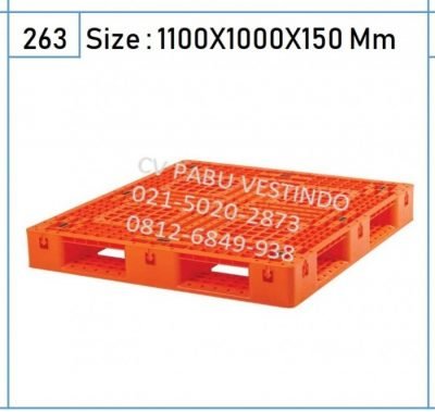 Pallet Plastik NPL-1110 4 Way Entry, Forklift, Handlift - Gambar 2