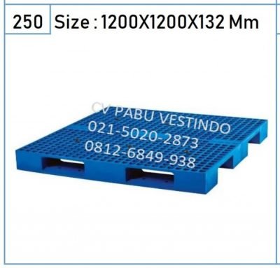 Pallet Plastik NPS-1212 4 Way Entry, Forklift, Handlift - Gambar 2