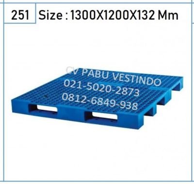 Pallet Plastik NPS-1312 4 Way Entry, Forklift, Handlift - Gambar 2