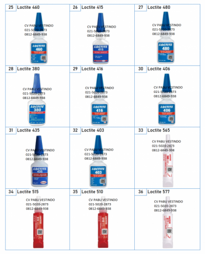 Loctite List Produk - Gambar 3