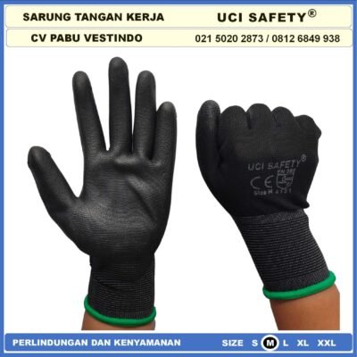 Sarung Tangan Uci Safety Bengkel otomotif Berkebun Tukang Anti Slip - Gambar 2