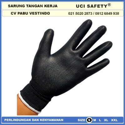 Uci Safety Sarung Tangan Static Multi Purpose Multitask Karet Kerja - Gambar 2