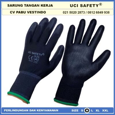 Uci Safety otomotif Mekanik Bengkel Montir Motor Safety Gloves Kerja - Gambar 7