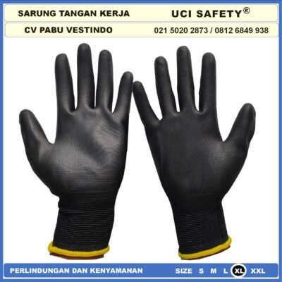 Uci Safety Sarung Tangan Hand Gloves Mekanik Bengkel otomotif Kerja - Gambar 6