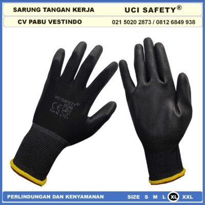 Uci Safety Sarung Tangan Palmfit Palm Fit Karet - Gambar 8