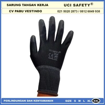 Uci Safety Sarung Tangan Static Multi Purpose Multitask Karet Kerja - Gambar 8
