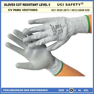 Uci Safety Sarung Tangan Anti Sayat Anti Gores Level 5 - Gambar 3