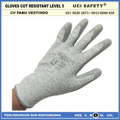 Sarung Tangan Safety Kerja Kontruksi Welding Proyek bengkel - Gambar 4