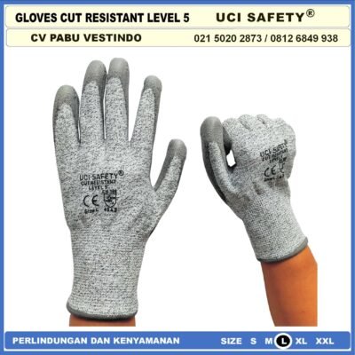 Sarung Tangan Safety/ Sarung Tangan anti potong - Gambar 5