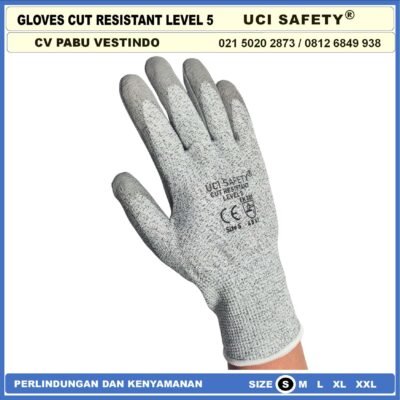 Sarung Tangan Safety Kerja Kontruksi Welding Proyek bengkel - Gambar 7
