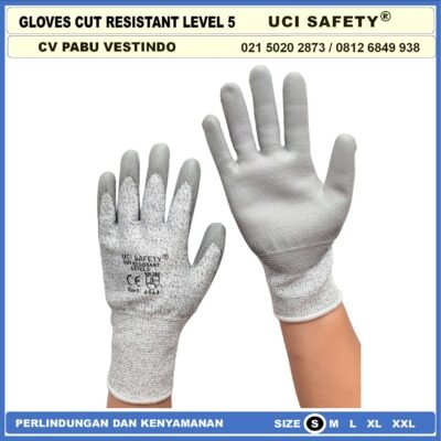 Uci Safety Sarung Tangan Anti Sayat Anti Gores Level 5 - Gambar 4