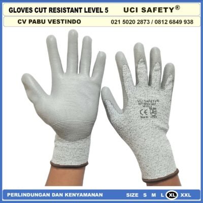 Anti Potong Cut Resistant Anti Benda Tajam Hand Gloves Berkebun - Gambar 8
