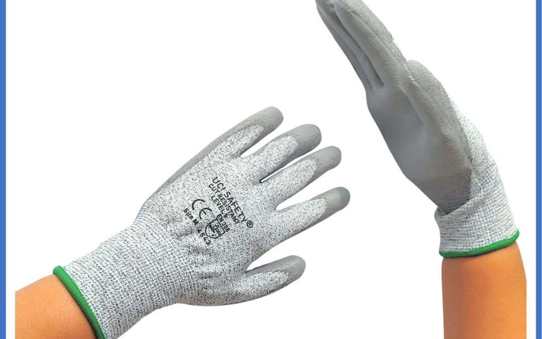 Anti Potong Anti Sayat Cut Resistant safety Gloves Anti Benda Tajam Anti Pisau Potong Anti Gores Hand Gloves Anti Licin Anti Slip Anti Iris Coating Karet