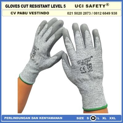 Uci Safety Sarung Tangan Anti Potong - Gambar 5