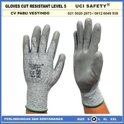 Sarung Tangan Serbaguna anti senjata tajam merek uci safety - Gambar 4