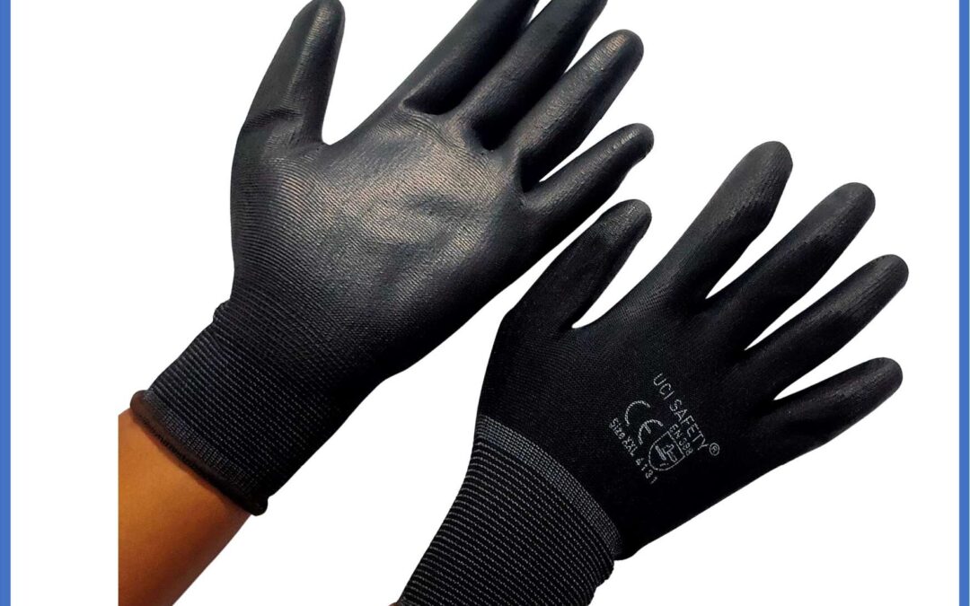 Berkebun Bahan Nylon Polyester Karet Proyek Tukang Bagunan Hitam Black