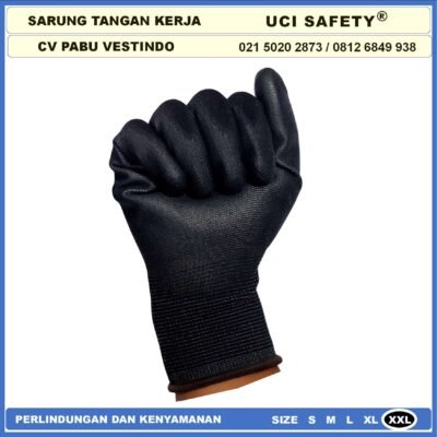 Uci Safety otomotif Mekanik Bengkel Montir Motor Safety Gloves Kerja - Gambar 4