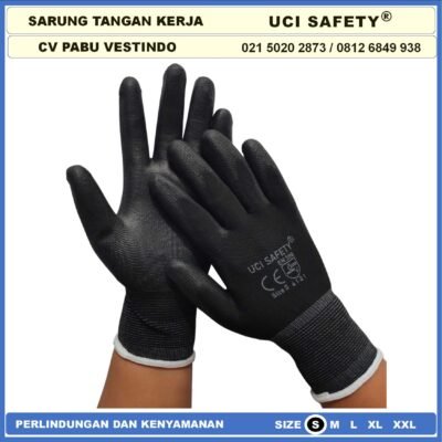 Uci Safety Sarung Tangan Palmfit Palm Fit Karet - Gambar 6