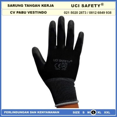 Uci Safety Sarung Tangan Palmfit Palm Fit Karet - Gambar 5