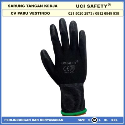 Uci Safety Sarung Tangan Palmfit Palm Fit Karet - Gambar 7
