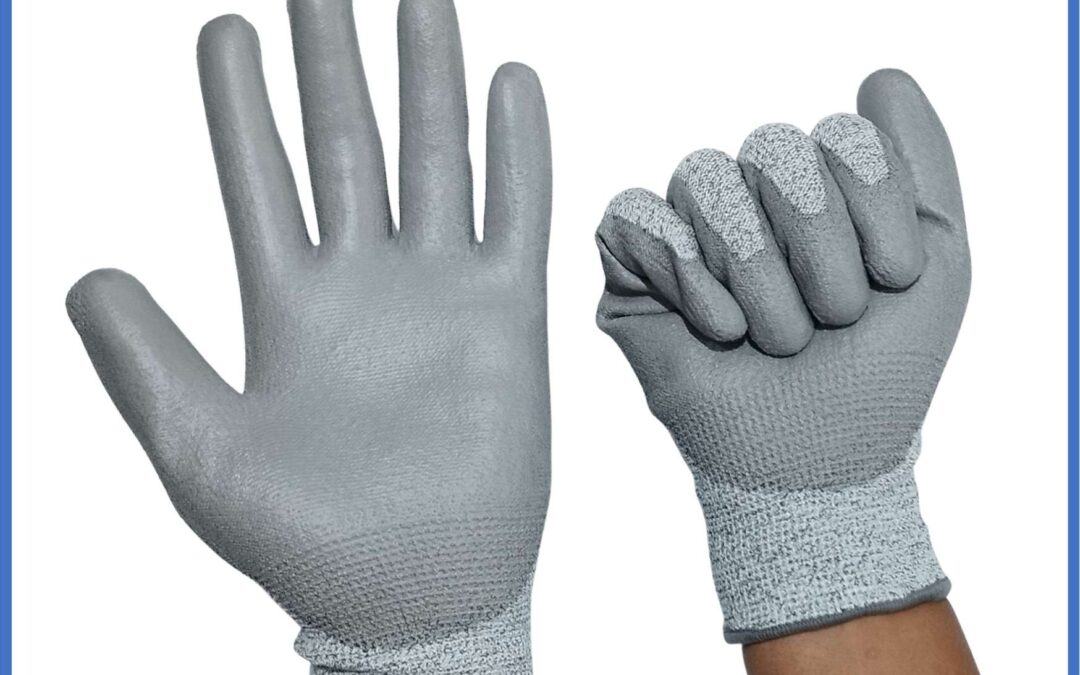 Karet Polyurethane Sarung Tangan Anti Potong Anti Sayat Cut Resistant safety Gloves Anti Benda Tajam Anti Pisau Potong Anti Gores Hand Gloves