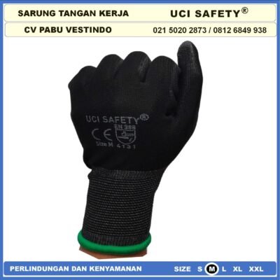 Uci Safety Sarung Tangan Palmfit Palm Fit Karet - Gambar 4