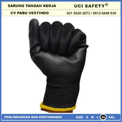 Uci Safety Sarung Tangan Industri Pabrik Hand Gloves Motor Bengkel - Gambar 3