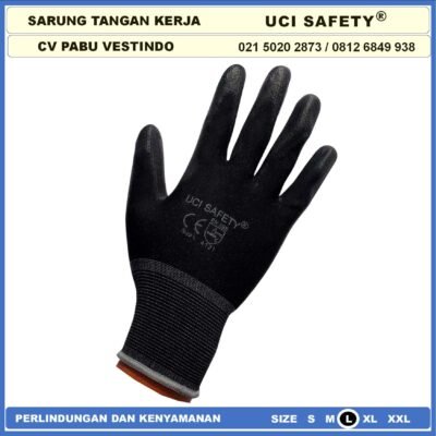 Uci Safety Sarung Tangan Palmfit Palm Fit Karet - Gambar 3