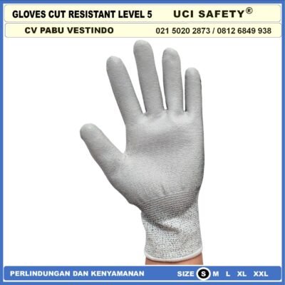 Sarung Tangan Multifungsi kerja anti silet brand tajam uci safety - Gambar 7