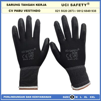 Sarung Tangan Safety Gloves keamanan kerja - Gambar 3