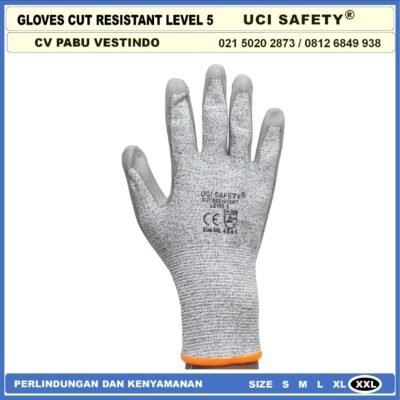 Anti Potong Cut Resistant Anti Benda Tajam Hand Gloves Berkebun - Gambar 3