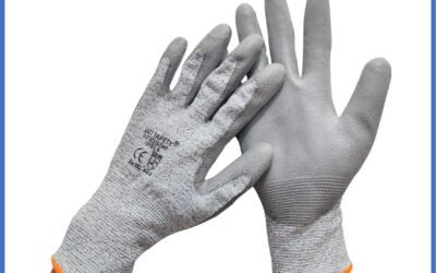 Sarung Tangan Safety Kerja Safety Gloves Kawat Besi Baja Kaca Pabrik industri Kontruksi Welding Proyek bengkel Ukuran M & L Level 5 Uci Safety Tebal Motor, Berkebun, Mekanik, Bengkel, Tukang Sarung Tangan 4543