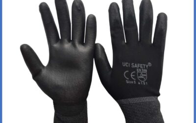 Dilapisi Karet Uci Safety Telapak Tangan dilapisi karet Sarung Tangan Palmfit Industri Pabrik